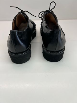 Le Capresi - Scarpe stringate nere con strass