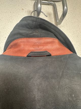 Chaqueta de cuero negra hombre