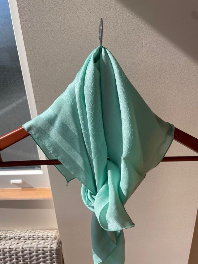 Pañuelo Seda Christian Dior Teal