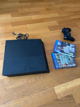 PS4 + Mando + GTA V + FIFA 18