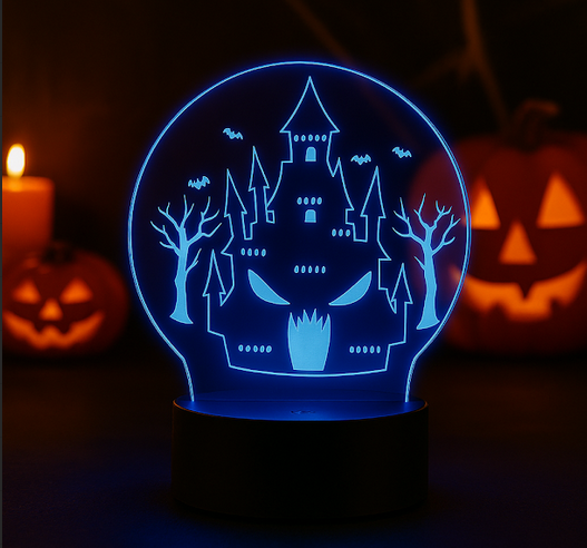 Luz LED Halloween Castillo Fantasma decoracion