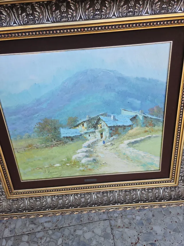 Pintura al óleo paisaje