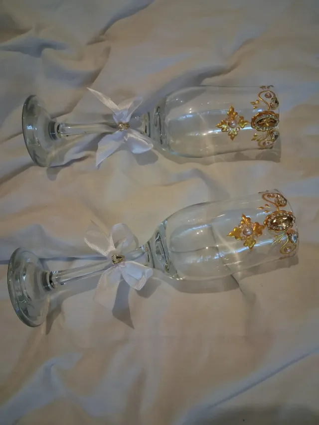 Copas de boda decoradas