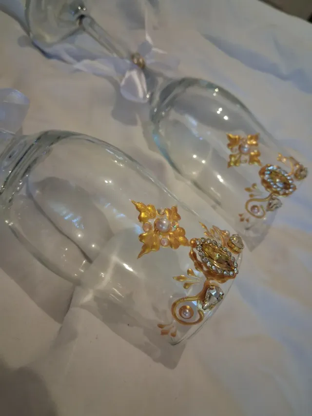 Copas de boda decoradas