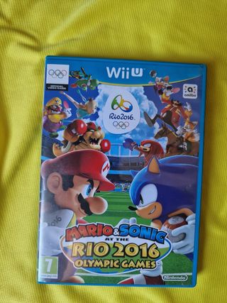 Mario y Sonic en juegos olímpicos Nintendo wii U