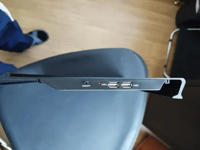 Refrigerador Portátil Negro/Plateado