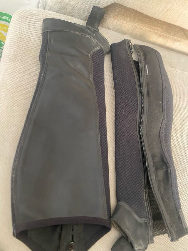 Botas de equitación y polainas como nuevas