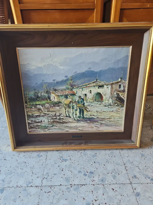 Óleo Benigno Andreu