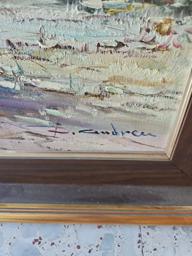 Óleo Benigno Andreu