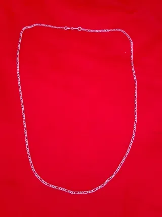 Collar Cadena Fina Plata Ley 925