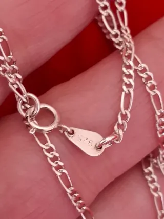 Collar Cadena Fina Plata Ley 925