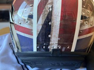 Casco Moto Diseño Union Jack talla S