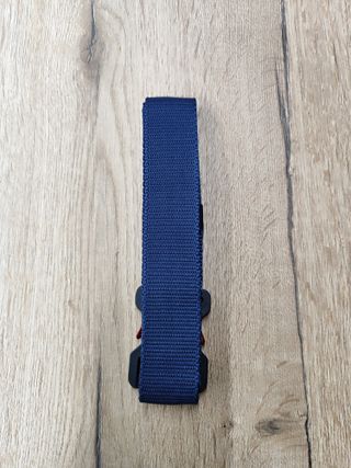 Cinturón táctico azul y rojo unisex de nailon