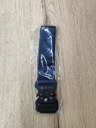 Cinturón táctico azul y rojo unisex de nailon