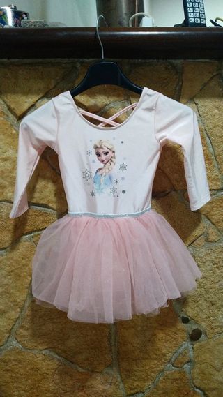 Tutù Frozen bambina con gonna tulle