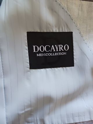 Chaqueta de lino azul para hombre6