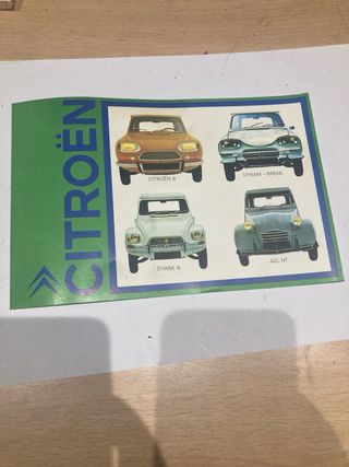 Cartel Citroën Antiguo