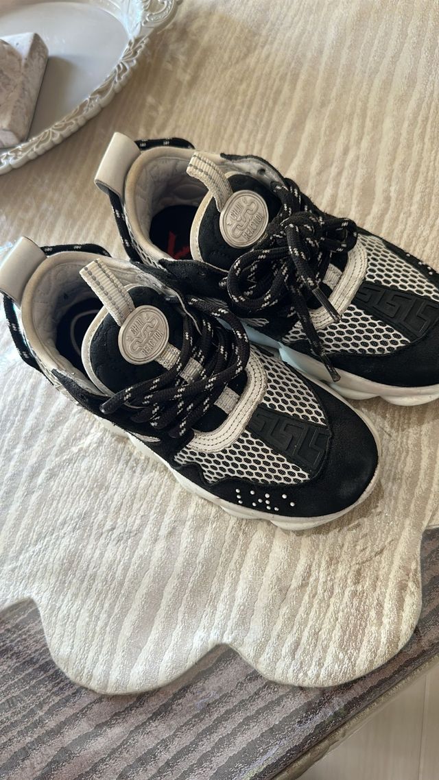 Scarpe Versace Bambino Nero/Bianco numero 34