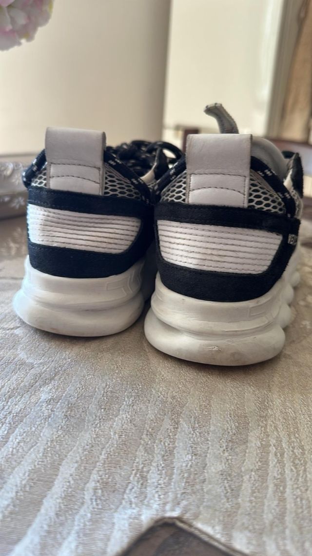 Scarpe Versace Bambino Nero/Bianco numero 34