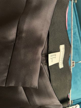 Pantalón H&M Raso Pitillo Negro