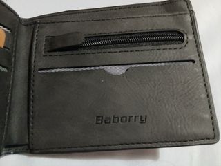 Cartera Hombre Negra con Monedero