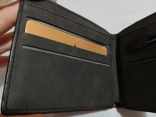 Cartera Hombre Negra con Monedero
