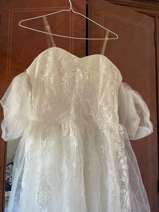 Vestido de Novia Encaje Tul