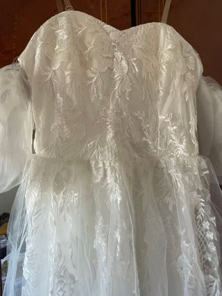 Vestido de Novia Encaje Tul