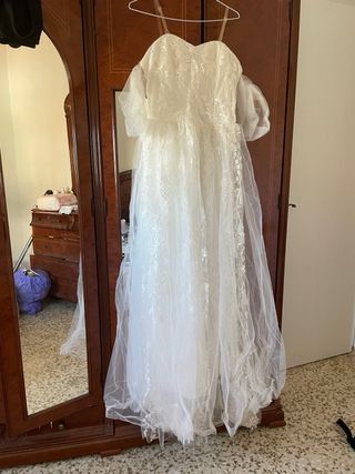 Vestido de Novia Encaje Tul