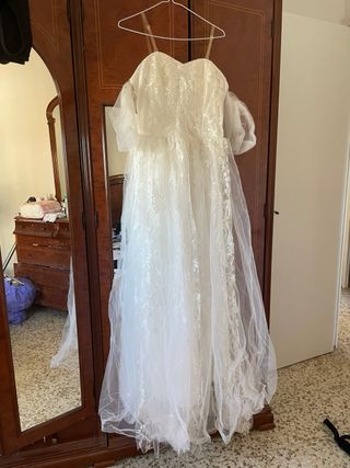 Vestido de Novia Encaje Tul