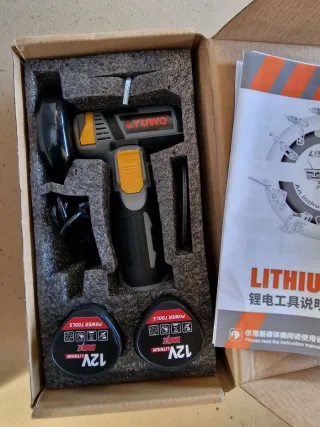 Lijadora y pulidora radial compacta 12V