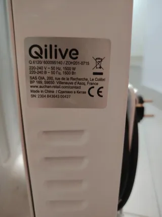 Calefactor Aceite 1500W