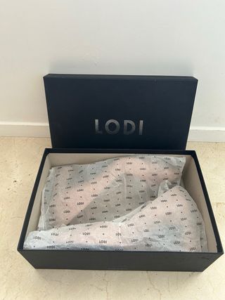 Zapatos Lodi Beige Tacón Bloque