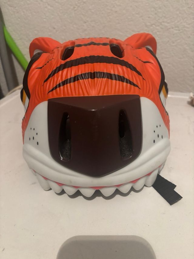 Casco Bicicleta Infantil Diseño Tigre