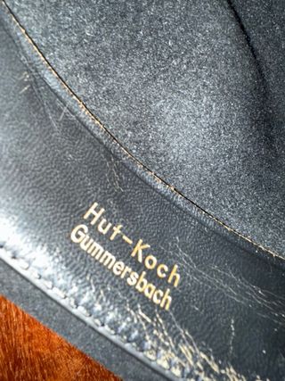 Sombrero Homburg Vintage Talla 59