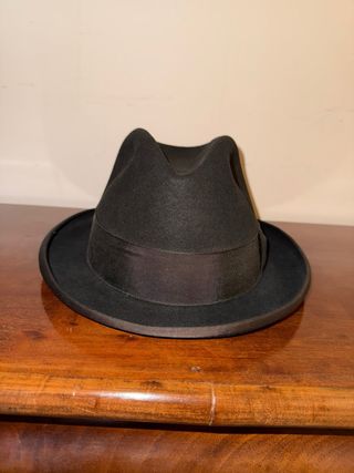 Sombrero Homburg Vintage Talla 59