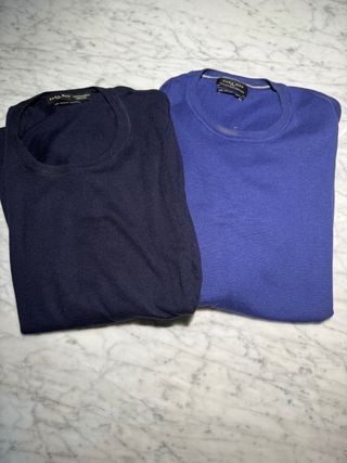 Set 2 maglioni Zara seta, lana, cashmere