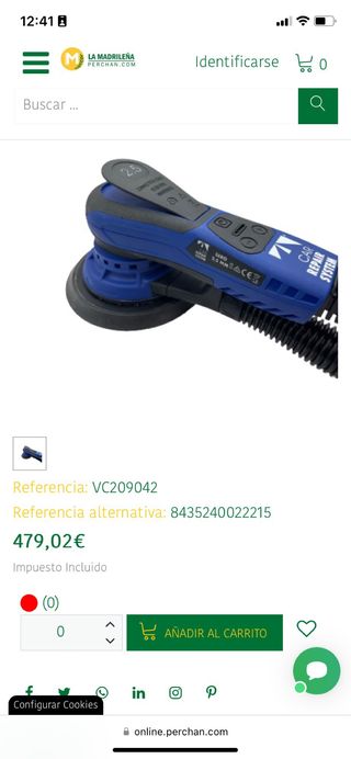 Lijadora Orbital SERO 5.0 MM Car Repair