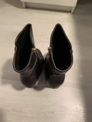 Botines marrones de tacón