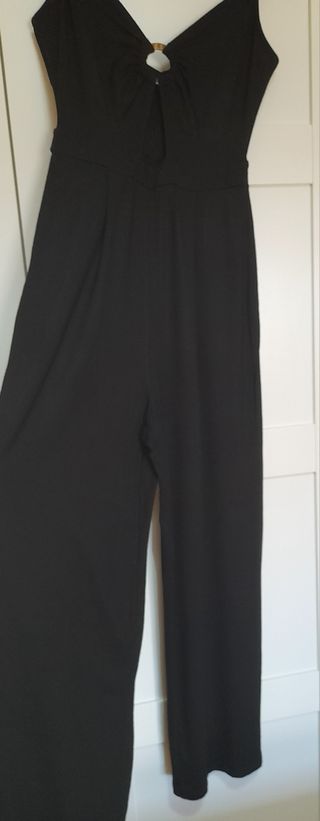 Mono negro tirantes detalle anilla XS