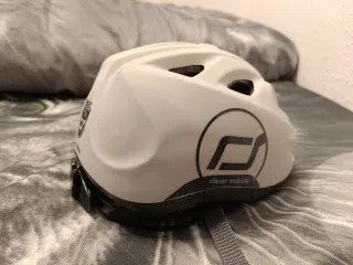 Casco de bicicleta infantil blanco