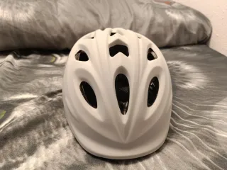 Casco de bicicleta infantil blanco