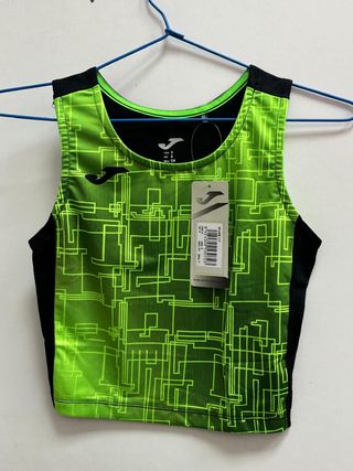 Camiseta atleta Joma ELITE VIII verde TALLAS S,M
