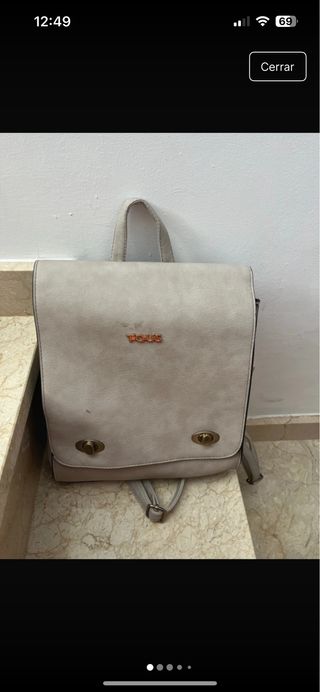 Mochila Tous Beige/Gris