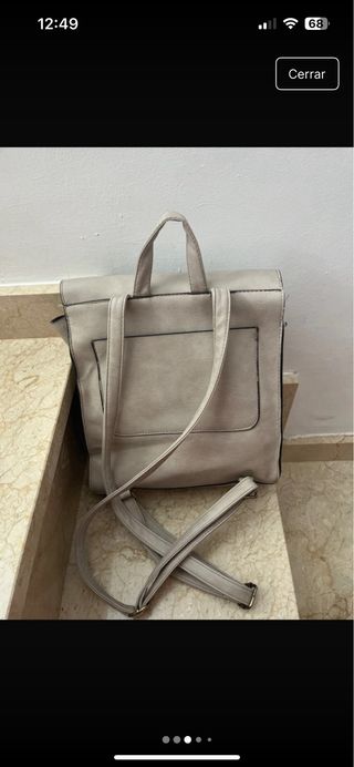 Mochila Tous Beige/Gris