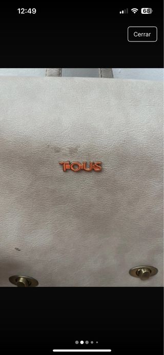 Mochila Tous Beige/Gris