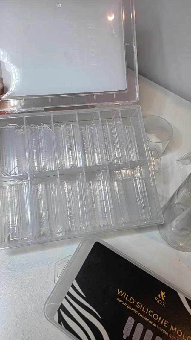 Set Uñas Moldes FOX, KOPER, Bloques Pulir