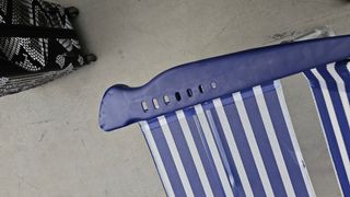 Silla de playa plegable nueva, solo venta en mano.