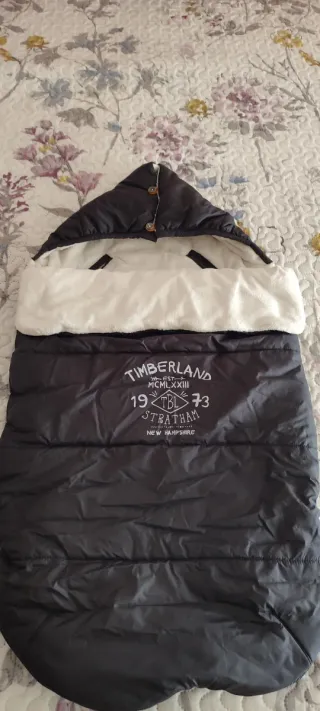 Saco capazo bebé gris Timberland