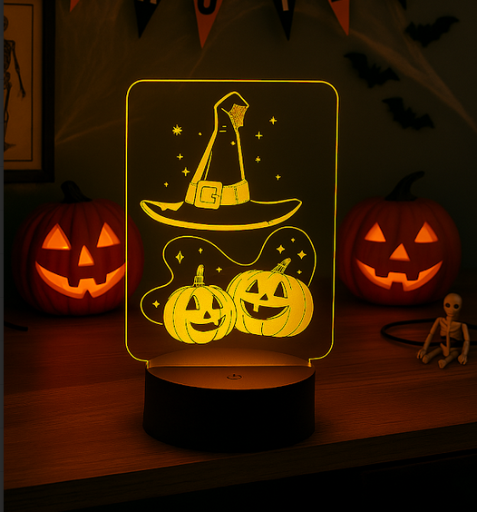 Lámpara LED Calabaza Halloween decoracion fiesta
